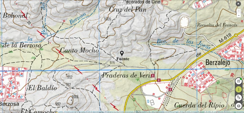 mapa Fuente los loberillos