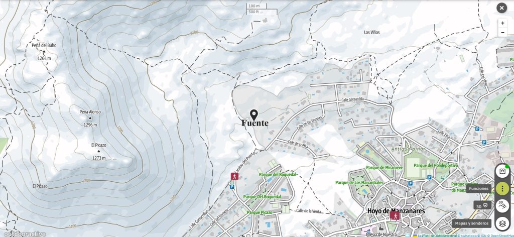 Mapa Fuente Prado Cerbuno